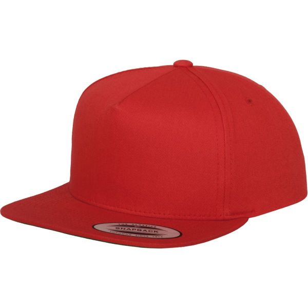 Flexfit Classic 5-Panel Snapback Cap - noir / noir