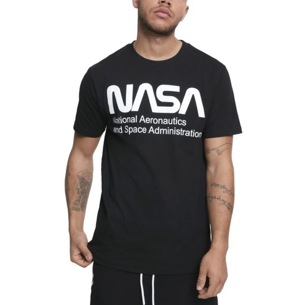Mister Tee Shirt - NASA Wormlogo noir