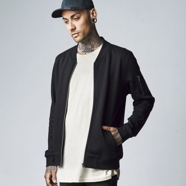 Urban Classics - SWEAT BOMBER Jacke schwarz