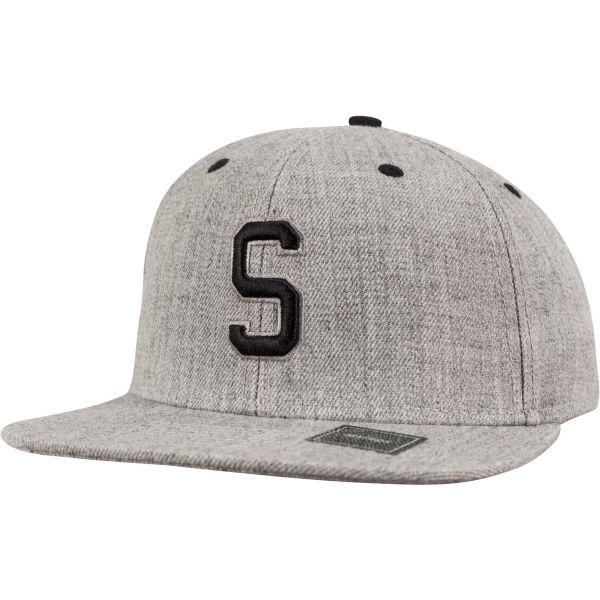Urban Classics A-Z LETTRE Snapback Cap - heather gris