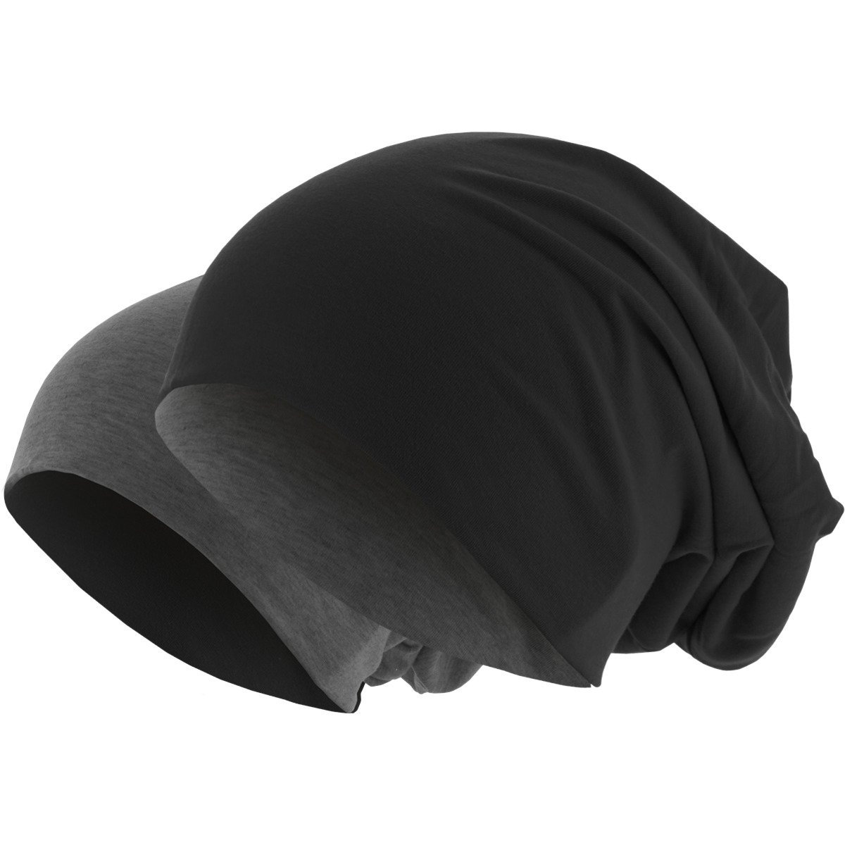Urban Classics Printed Jersey Reversible Slouch Beanie