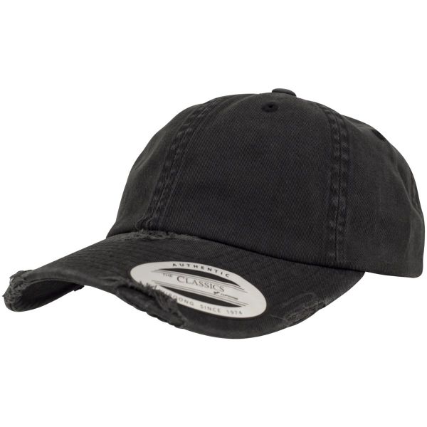 Flexfit Low Profile Destroyed Strapback Cap - gris fonce