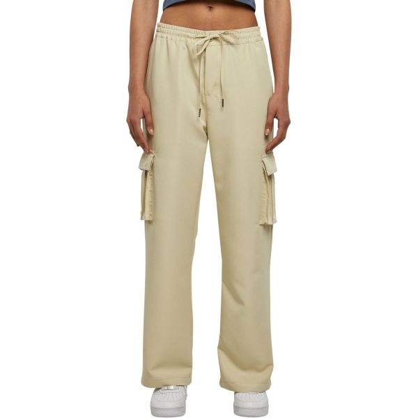 Urban Classics Ladies - Straight-Leg Cargo Pants