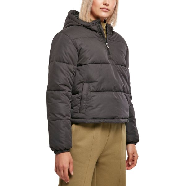 Urban Classics Ladies - Short Hooded Puffer Winterjacke