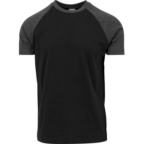 Urban Classics - RAGLAN Contrast T-Shirt gris / navy
