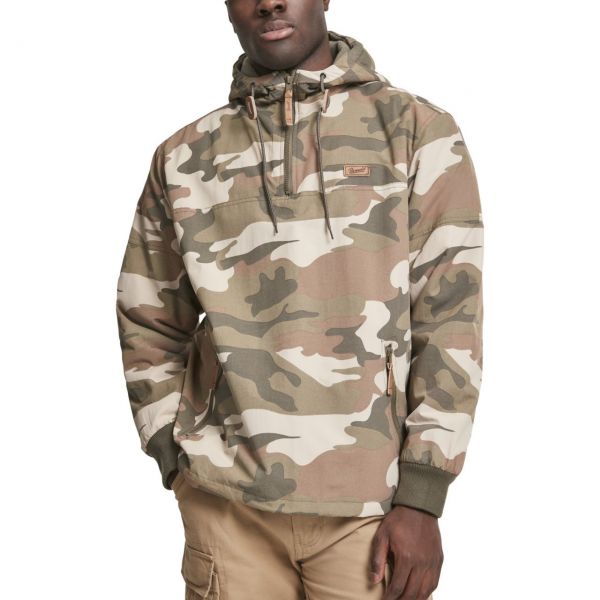 Brandit LUKE Pull-Over Outdoor Army Windbreaker black