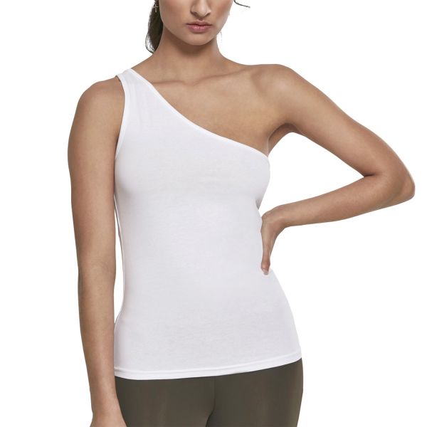 Urban Classics Ladies - Asymmetric Stretch Tank Top