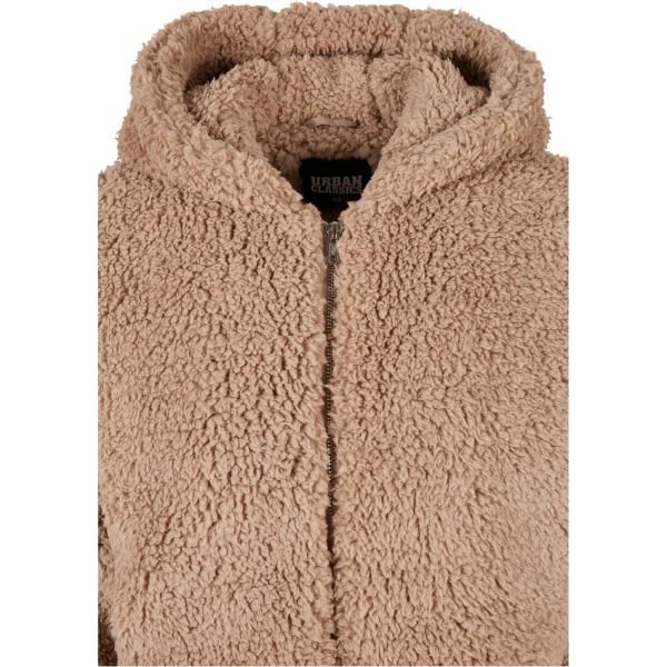 Urban Classics Ladies - Short Oversized Sherpa Jacke