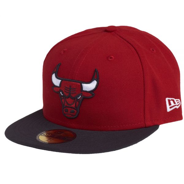 New Era 59FIFTY Cap - NBA Chicago Bulls rot / schwarz