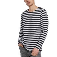 Urban Classics - Regular Stripe Longsleeve asphalt gris Urban Classics - Regular Stripe Longsleeve asphalt gris