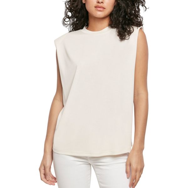 Urban Classics Ladies - Modal Padded Shoulder Shirt