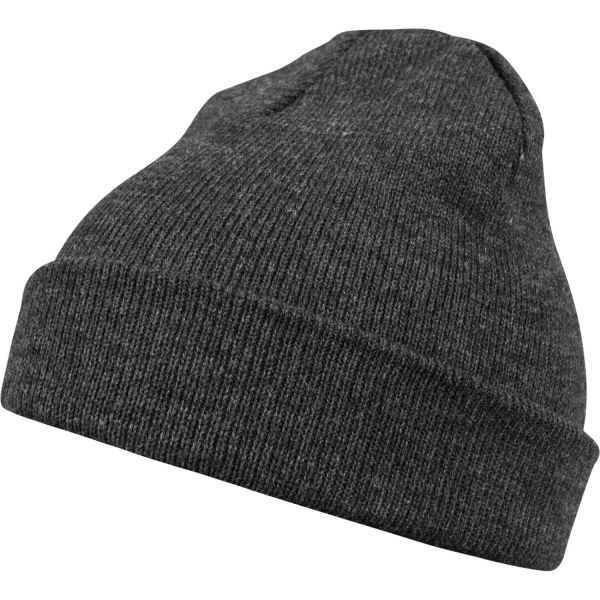 Urban Classics Winter Beanie - BASIC FLAP chocolate brown