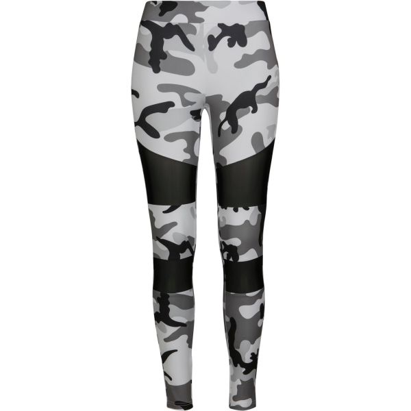 Urban Classics Ladies - TECH MESH Fitness Leggings tarn camo