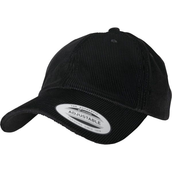 Flexfit LOW PROFILE Corduroy SATIN Dad Cap - navy