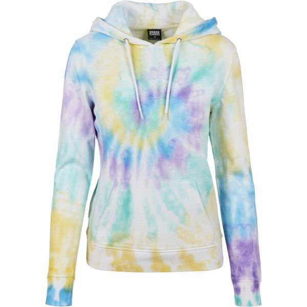 Urban Classics Ladies - Tie Dye Hoody mehrfarbig