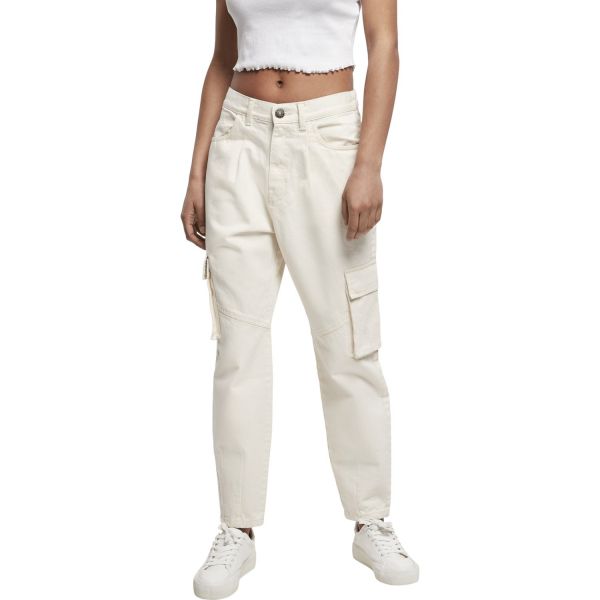 Urban Classics Ladies - Ballon-Fit Cargo Pantalon sand beige