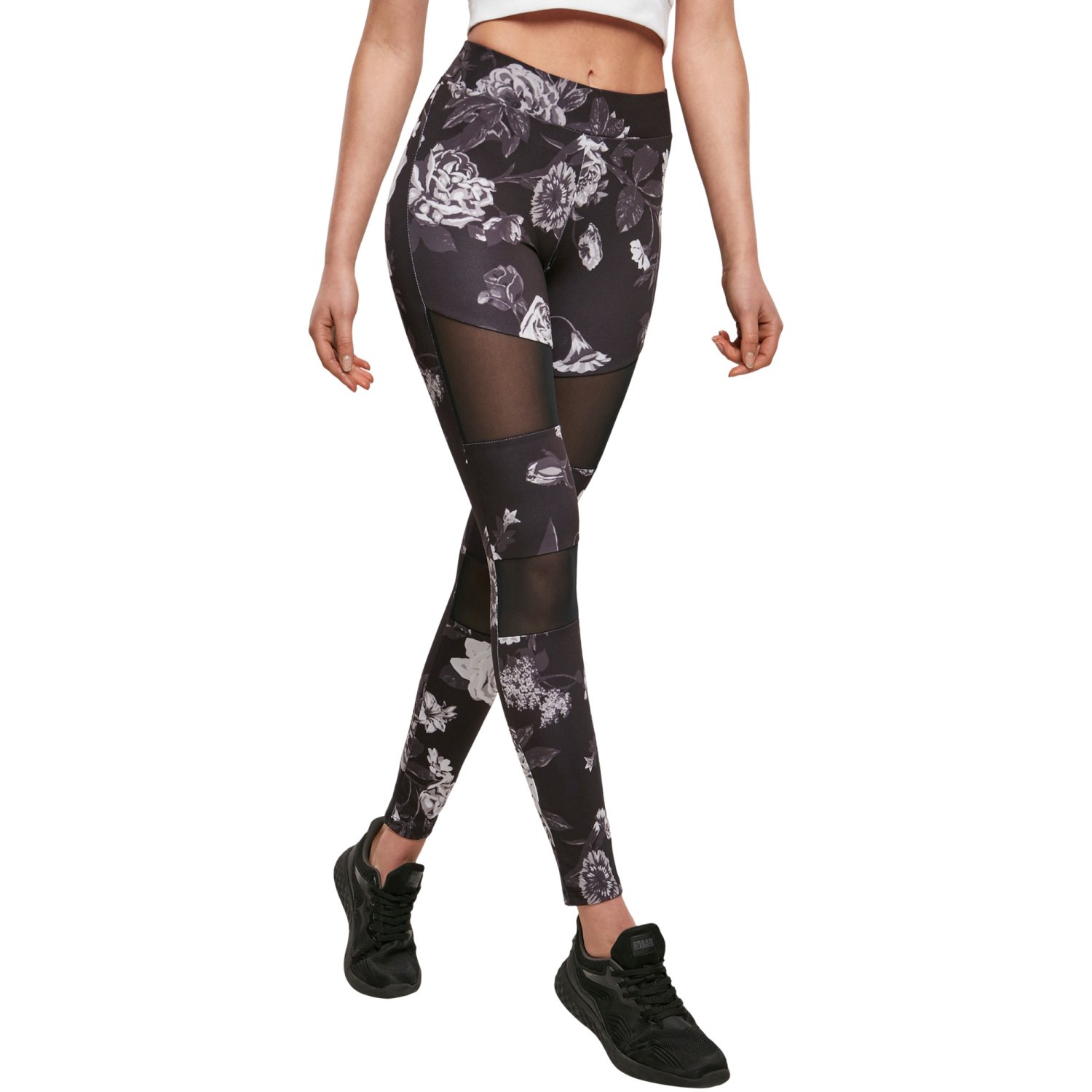 Urban Classics Ladies - TECH MESH All-Over-Print Leggings