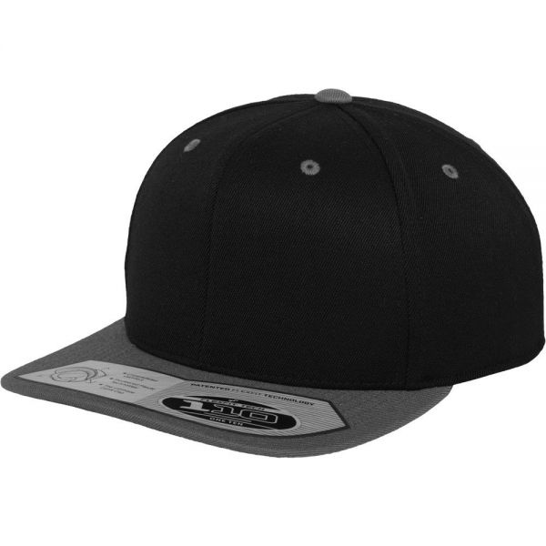 Flexfit 110 Fitted Snapback Cap - black